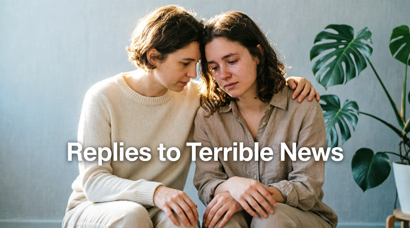 Replies to Terrible News